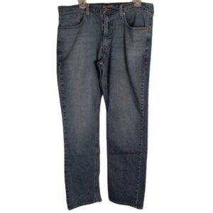 Signature By Levi Strauss W36 L32 Mens Athletic Jeans Medium Wash Blue Denim